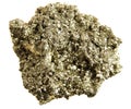 Pyrite (fool's gold) isolated