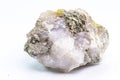 Pyrite ore or pyrite, iron mineral, basically an iron disulfide Royalty Free Stock Photo