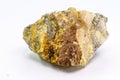 Pyrite ore or pyrite, iron mineral, basically an iron disulfide Royalty Free Stock Photo