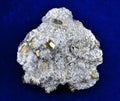 Pyrite with white quartz