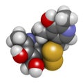 Pyritinol pyridoxine disulfide cognitive and learning disorder drug molecule. Also used in nootropic dietary supplements. 3D.