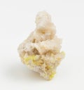 Ore pyromorphite on white background