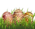 Pysanky easter eggs Royalty Free Stock Photo
