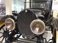 Pyshma, Russia - 09/12/2020: Exhibition of retro cars. Car `Brewster Knight Mod. 41 Town car`, 1915, manual, 3-speed