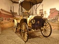 Pyshma, Russia - 09/12/2020: Exhibition of retro cars. Car `International Harvester Model AW`, 1902, USA