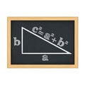 Pythagoras' Theorem Royalty Free Stock Photo