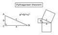 Pythagorean theorem and proof.