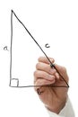 Pythagorean theorem Royalty Free Stock Photo