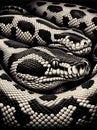 Python is a genus of constricting snakes in the Pythonidae family