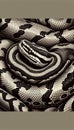 Python is a genus of constricting snakes in the Pythonidae family
