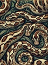 Python is a genus of constricting snakes in the Pythonidae family
