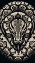 Python is a genus of constricting snakes in the Pythonidae family