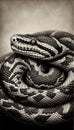 Python is a genus of constricting snakes in the Pythonidae family