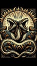 Python is a genus of constricting snakes in the Pythonidae family