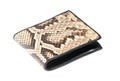 Python leather wallet