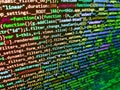 Python programming developer code. Computer language script code screen. Programmer occupation. Programming code abstract Royalty Free Stock Photo