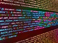 Python programming developer code. Php language and coding function developer. Abstract information digital technology modern Royalty Free Stock Photo