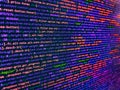 Python programming developer code. Web development code: CSS/SASS styles preprocessor script lines. Programming code abstract Royalty Free Stock Photo