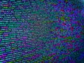 Python programming developer code. Website development. Programmer developer screen. Application web source code on monitor. HTML5 Royalty Free Stock Photo