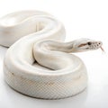 python in Transparent Background Closeup of a Boa Constrictor Showing Detailed Scales and Pattern Royalty Free Stock Photo