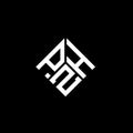 PZH letter logo design on black background. PZH creative initials letter logo concept. PZH letter design