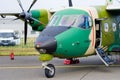 PZL M28 Bryza on Radom Airshow, Poland Royalty Free Stock Photo