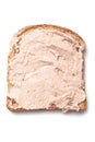 PÃÂ¢tÃÂ© spread on slice of bread