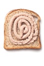 PÃÂ¢tÃÂ© spread on slice of bread