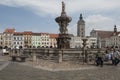 PÃâ¢emysla otakara II square in ceske budejovice czech republic europe Royalty Free Stock Photo