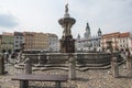 PÃâ¢emysla otakara II square in ceske budejovice czech republic europe Royalty Free Stock Photo