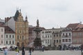 PÃâ¢emysla otakara II square in ceske budejovice czech republic europe Royalty Free Stock Photo