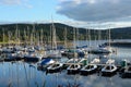 PÃâ¢ÃÂ­stav Marina Lipno, lake Lipno dam, mountains Sumava