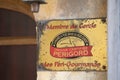 Cercle des peri-gourmands Perigord geese duck food logo brand and text sign local