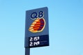 Q8 Gas Station sign. Kuwait Petroleum International