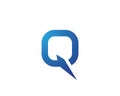 Q Letter icon vector