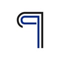 Q, qq, qr initials line art geometric company logo