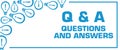 Q And A - Questions And Answers Blue Bulbs Corner Horizontal