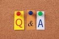 Q and A Royalty Free Stock Photo