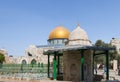 The Qaitbay Well near to the Dome of the Rock building on the Temple Mount in the Old City in Jerusalem, Israel Royalty Free Stock Photo