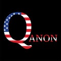 QAnon conspiracy theory. Vector Illustration EPS