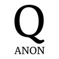 QAnon conspiracy theory. Vector Illustration EPS