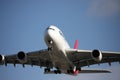 Qantas A380 approach to land Royalty Free Stock Photo