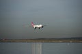 QANTAS Airbus passenger landing at Kingston_Smith airport, Sydney