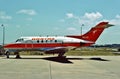 Qantas Airlines Hawker Siddeley HS125 -3B VH-ECE CN 25062 Royalty Free Stock Photo