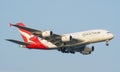 Qantas Airways Airbus A380 Landing