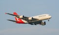 Qantas Airways Airbus A380 Landing