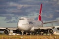 Qantas Airways plane at the Sydney Airport