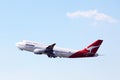 QANTAS BOEING 747 Royalty Free Stock Photo