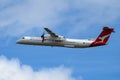 QantasLink Airlines Bombardier DHC-8-400 departing Sydney Airport
