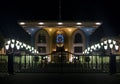 Qasr Al Alam Royal Palace by Night, Muscat